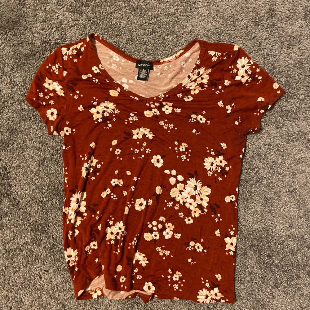 Floral tee